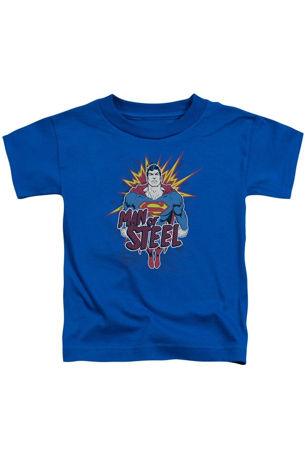 

Футболка детская с коротким рукавом Superman Steel Pop Gildan, синий