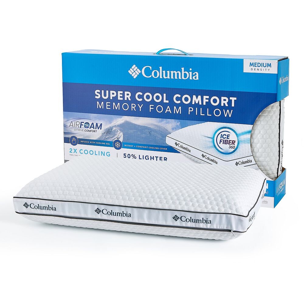 

Подушка Columbia Super Cool Comfort из пены с эффектом памяти, белый