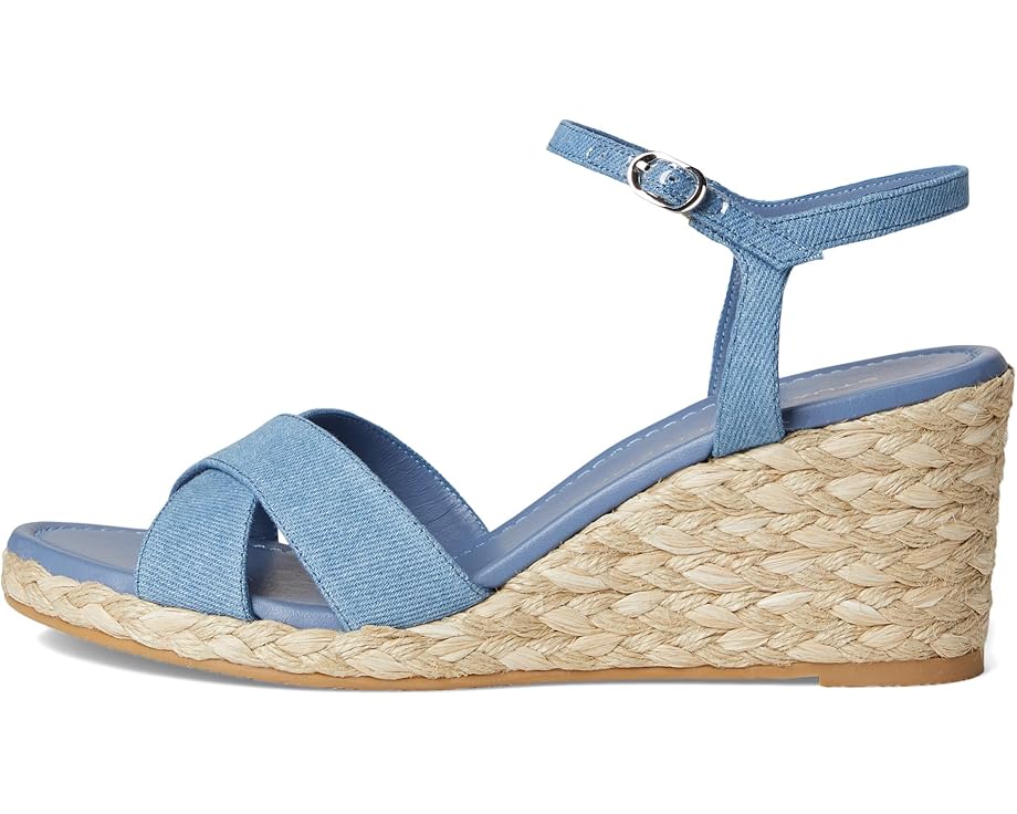 Туфли Stuart Weitzman Dayna Espadrille Wedge, цвет Washed/Natural — фото 4