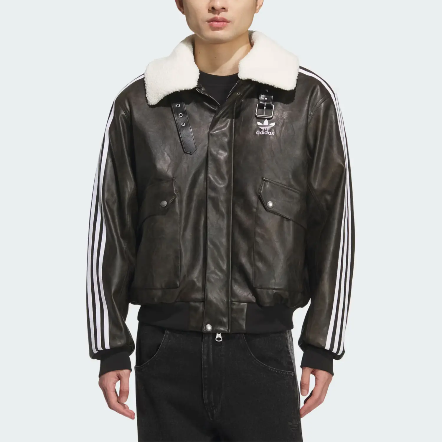 Adidas Originals Пуховик мужской, Black — фото 2