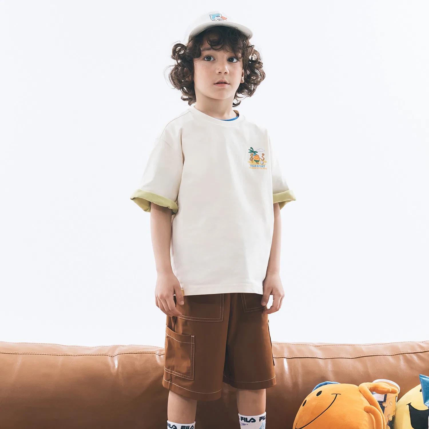 Детский комплект Drywave Mr. Men Little Miss Vacation Venturi, коричневый, от Fila Kids