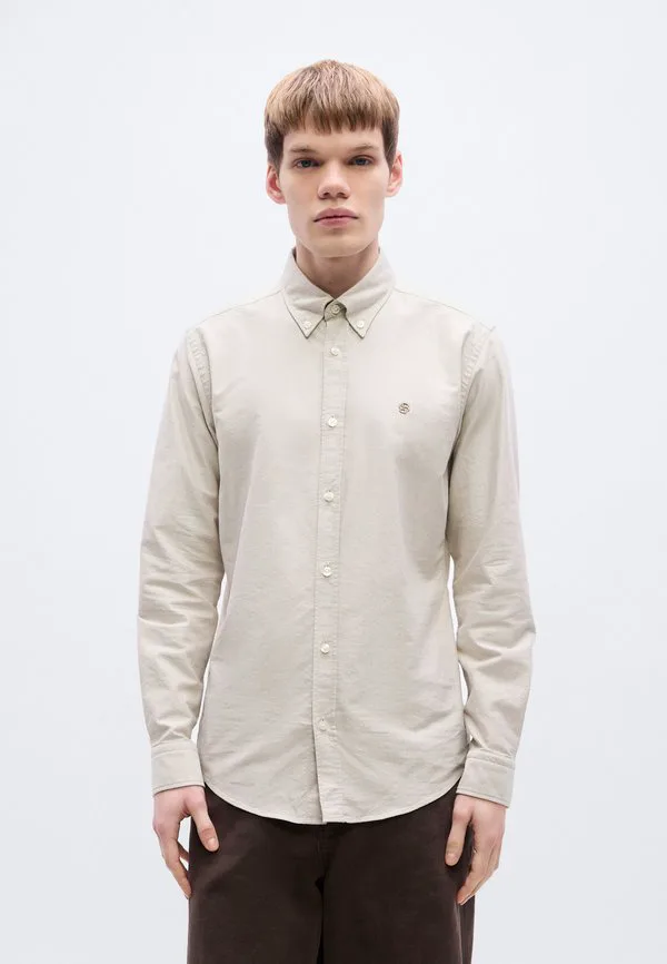 Рубашка Boss, Dark Beige — фото 3