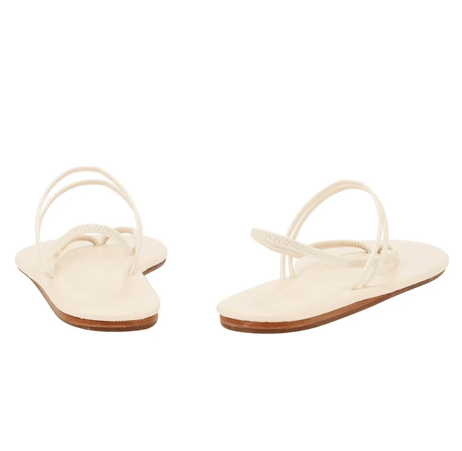 Women's Lordia Leather Sandal In Off White Ancient Greek Sandals — фото 3