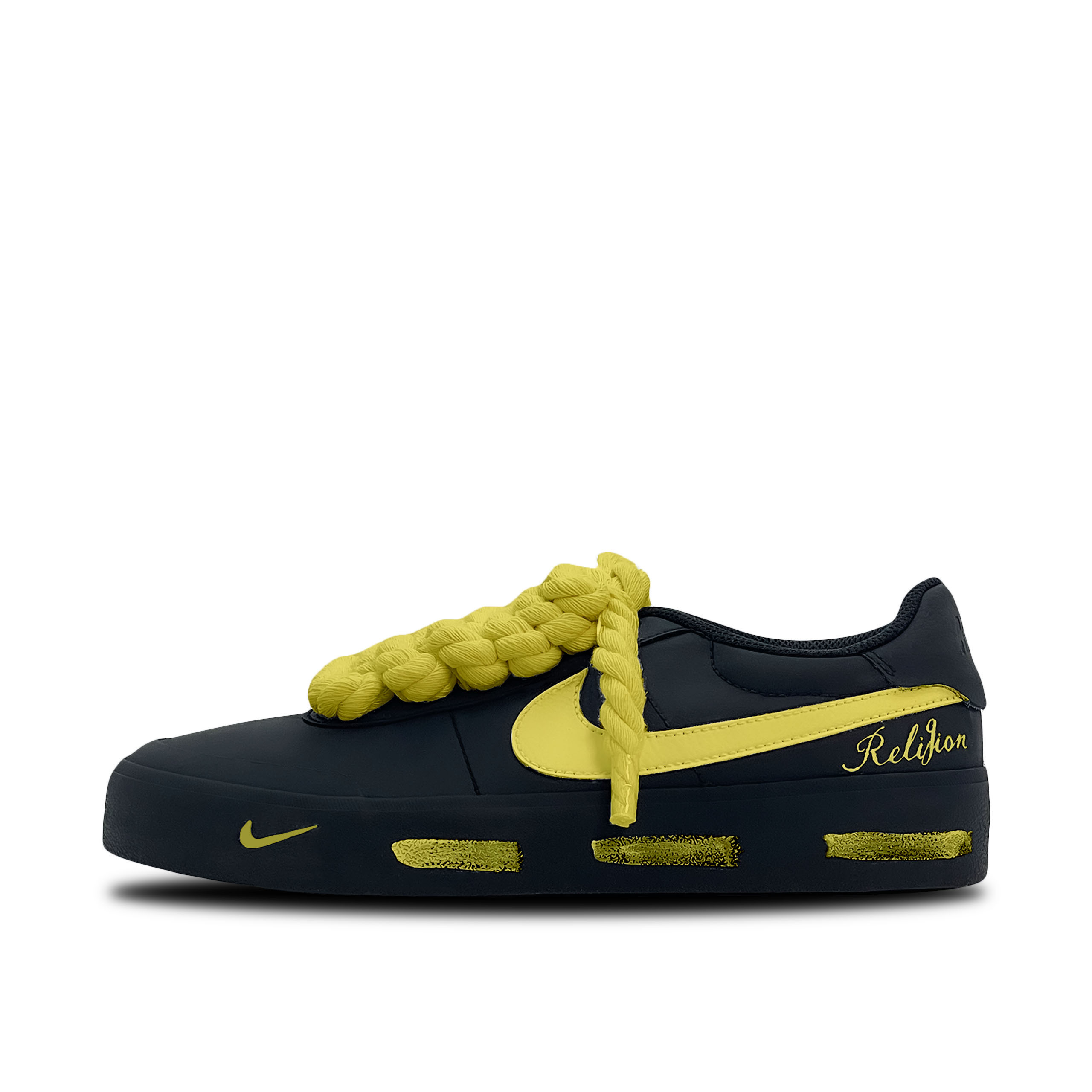 

Nike Кроссовки для скейтбординга Court Shot Urban Chic Style от Osborn, износостойкие, низкие, мужские, черные