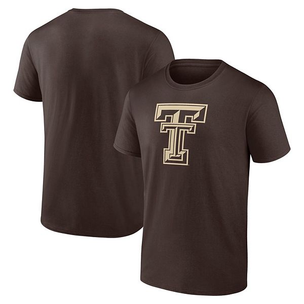 

Мужская футболка texas tech red raiders express коричневого цвета Fanatics