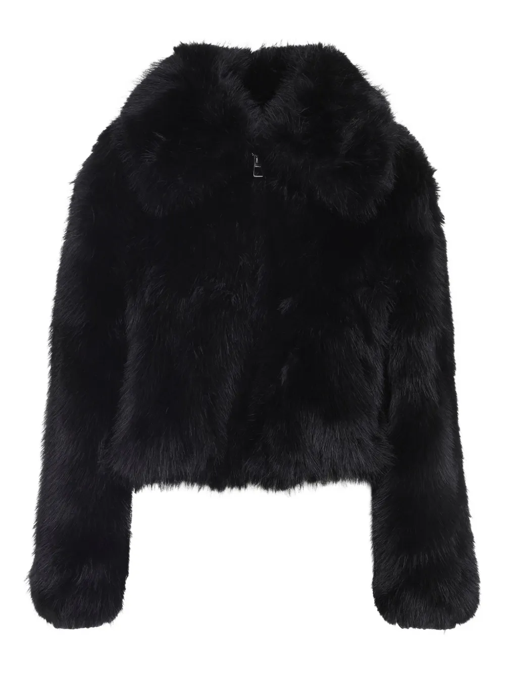 

Куртка на молнии из искусственного меха The Frankie Shop, черный