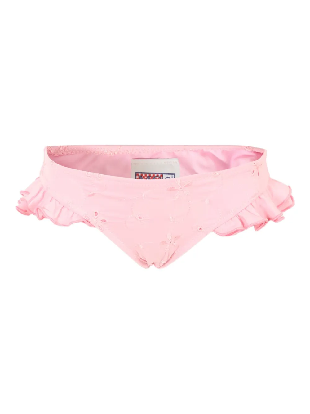 

Вышитые плавки бикини MC2 Saint Barth Kids, розовый