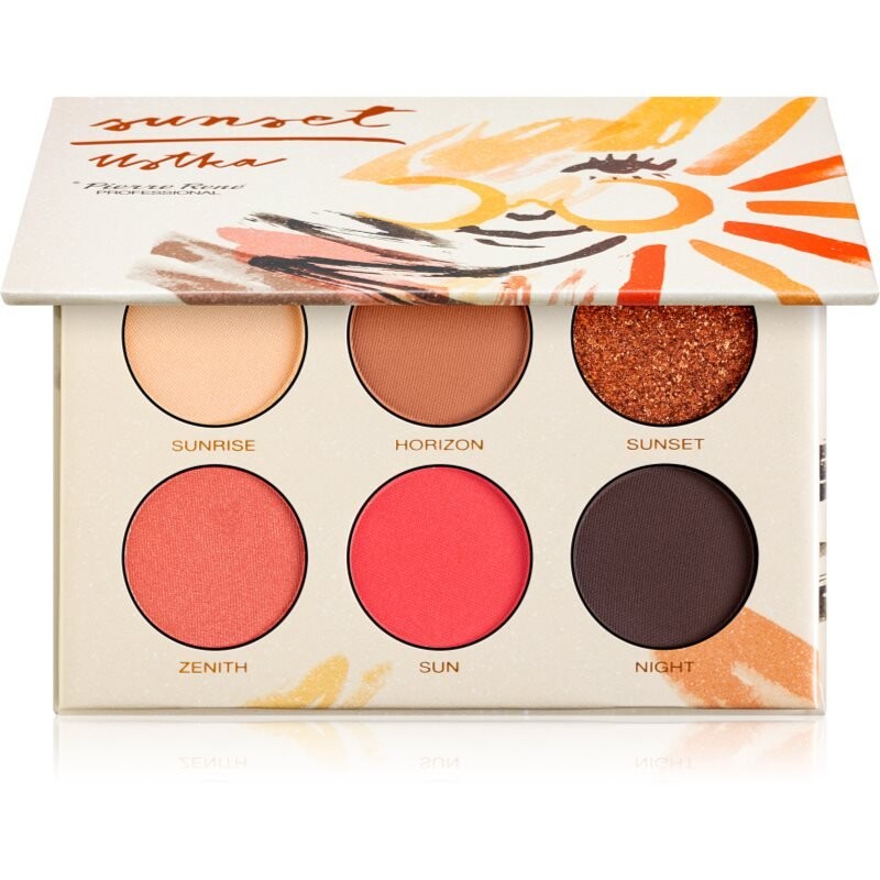 

Pierre Rene Professional Palette Палитра теней для век оттенок Sunset 6x1,3 G