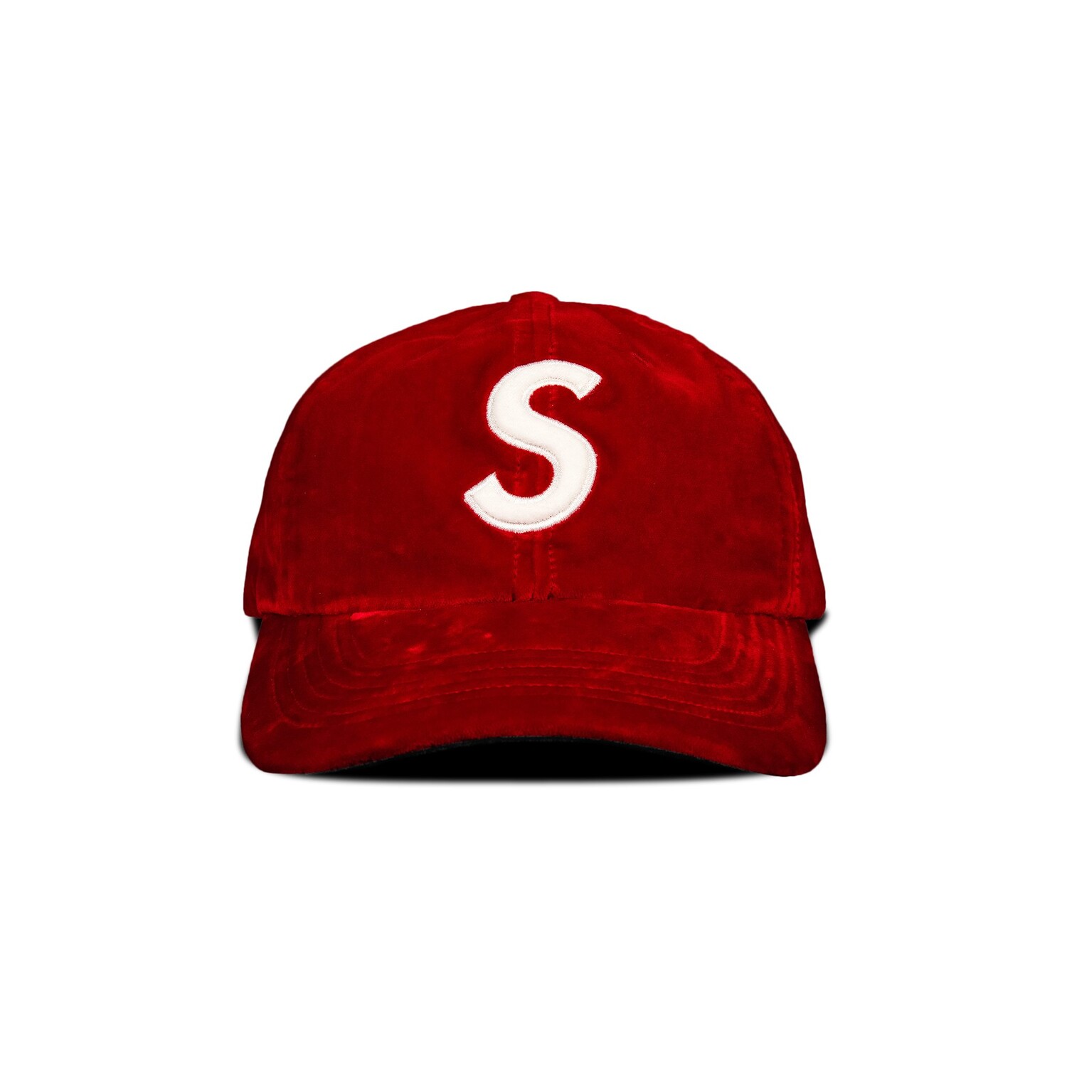 

Сумка Supreme Velvet S с логотипом, 6 панелей, красная