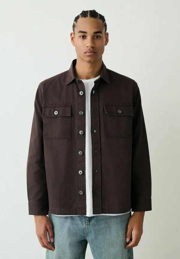 Куртка повседневная Next, Regular fit plain summer jacket, шоколадно-коричневый