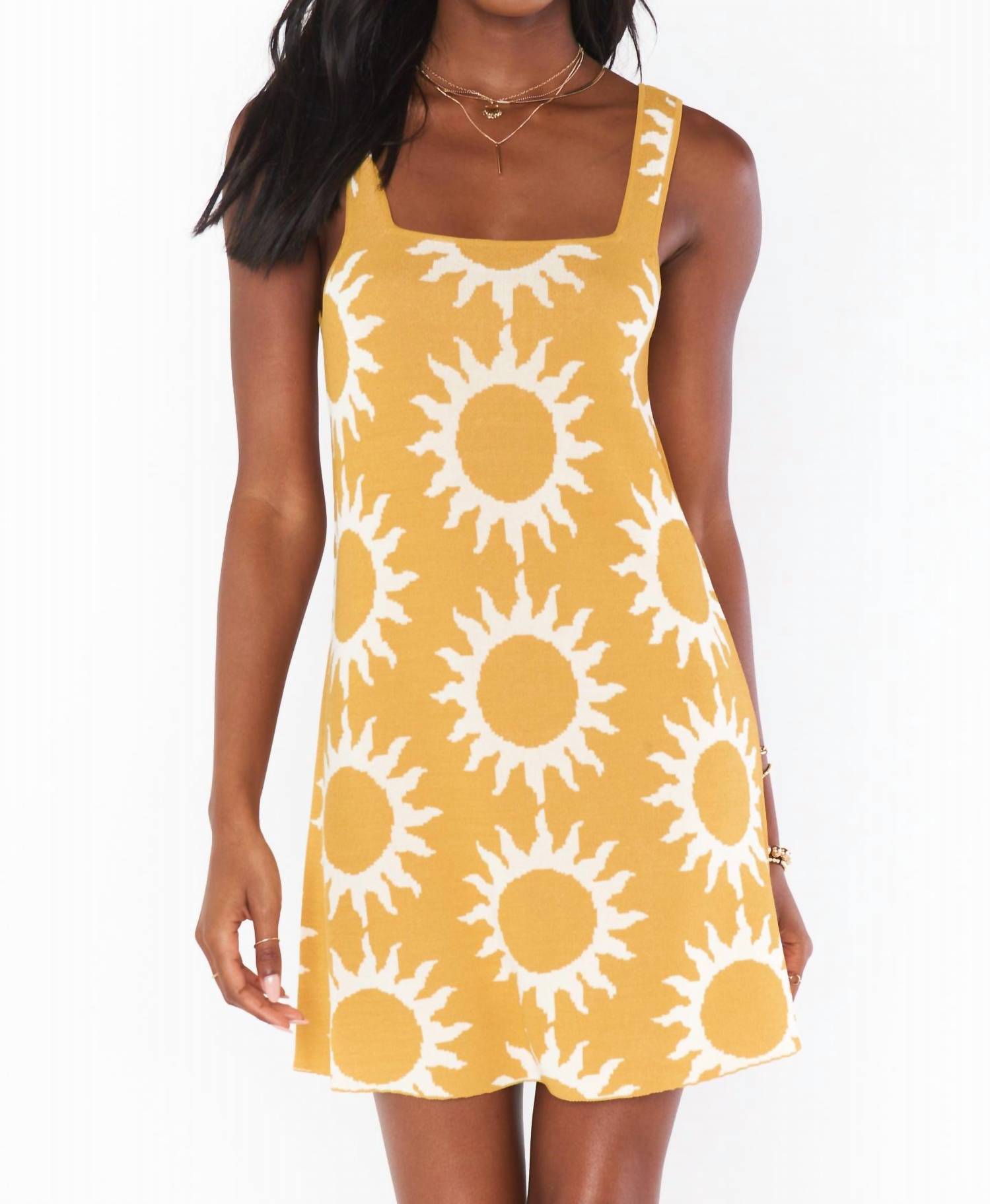 

Платье-мини Mellow In Paradise Sun Knit Show Me Your Mumu