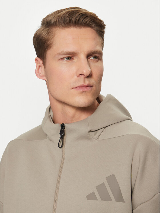 Толстовка обычного кроя Z.N.E. JC5495 Adidas, бежевый — фото 4