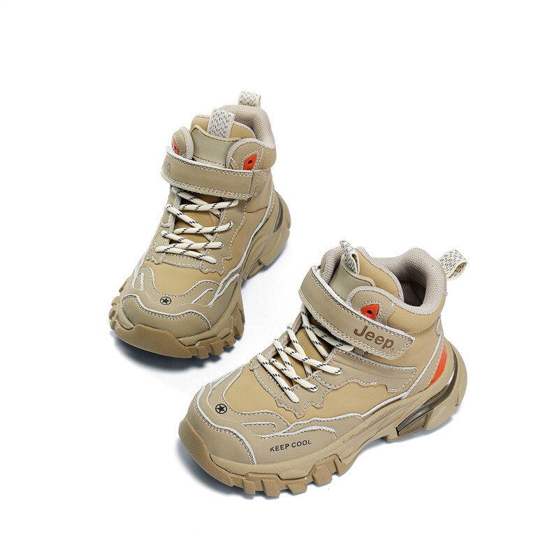 Кроссовки Jeep Kids Lifestyle Shoes Kids High-top Brown, коричневый — фото 3