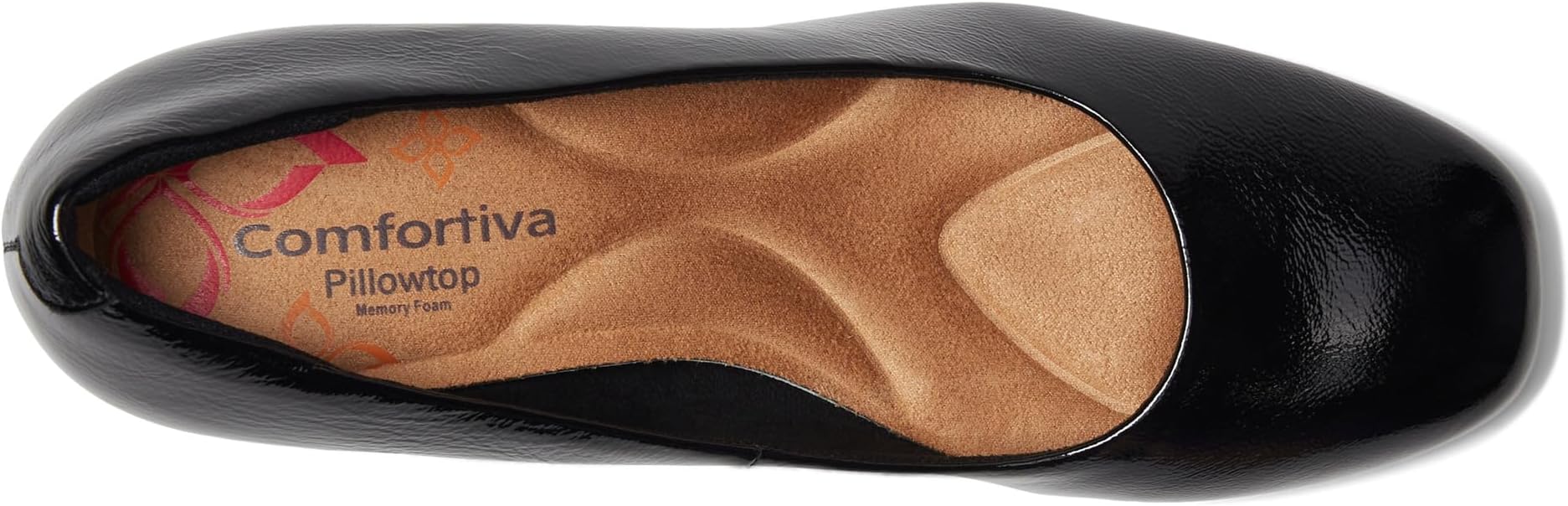 Туфли Comfortiva Peach, Black Crinkle Patent — фото 2