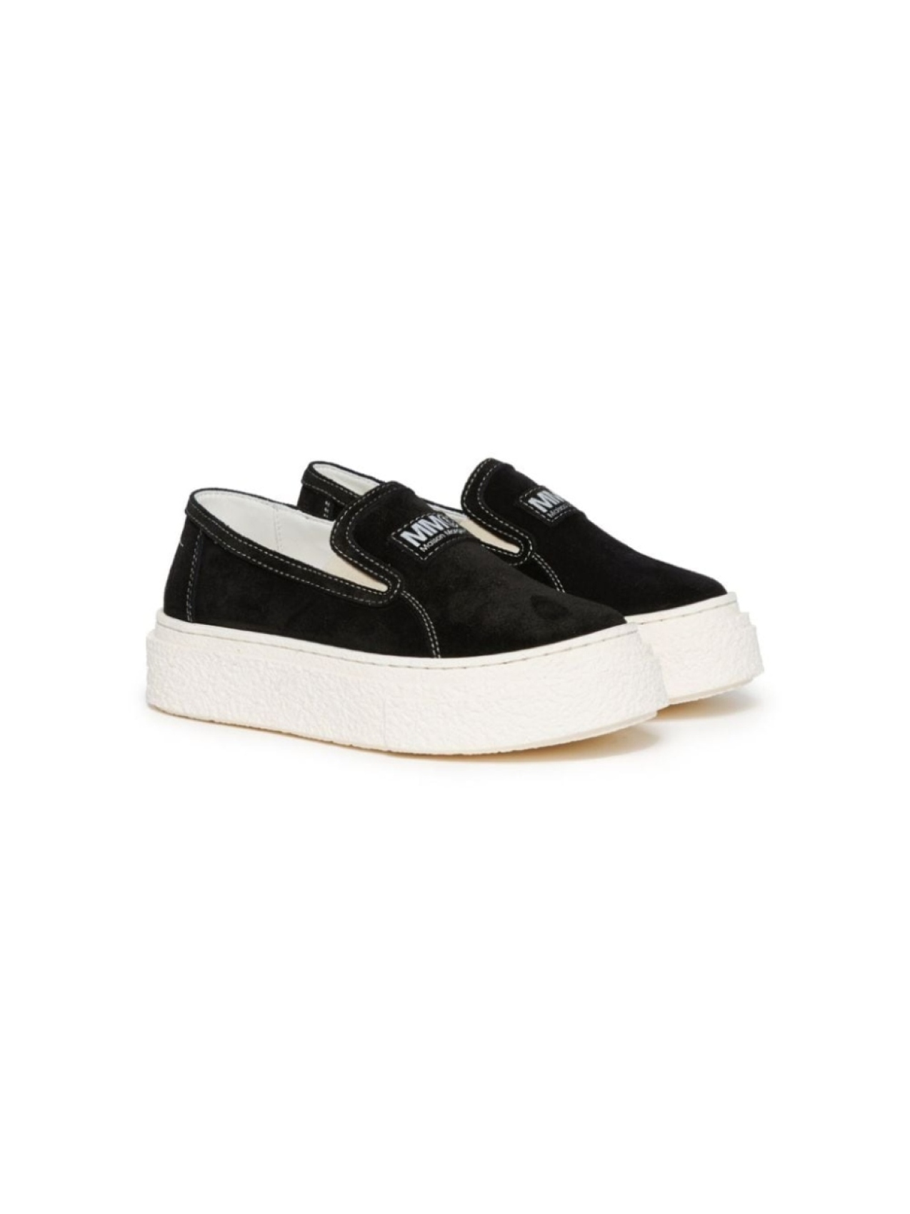 

MM6 Maison Margiela Kids кроссовки Low Gambetta, черный