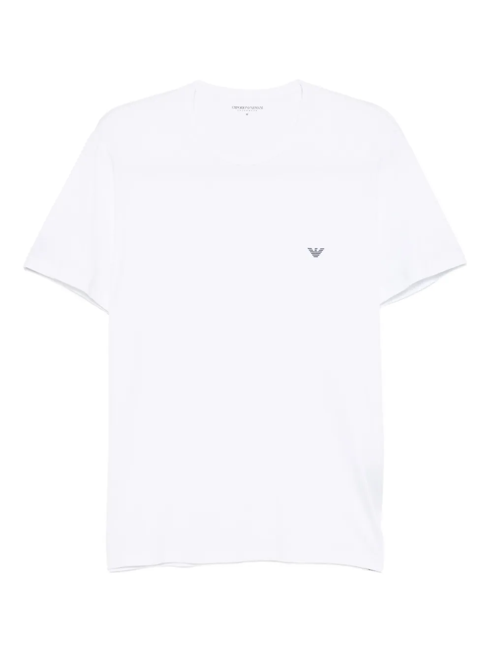 Комплект из двух футболок с логотипом EMPORIO ARMANI, белый — фото 2