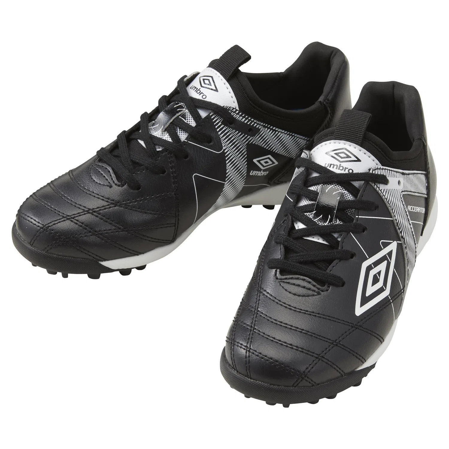 Детские футбольные бутсы Umbro Accerator JR Wide, черный, размер 21.5cm - 33 RU