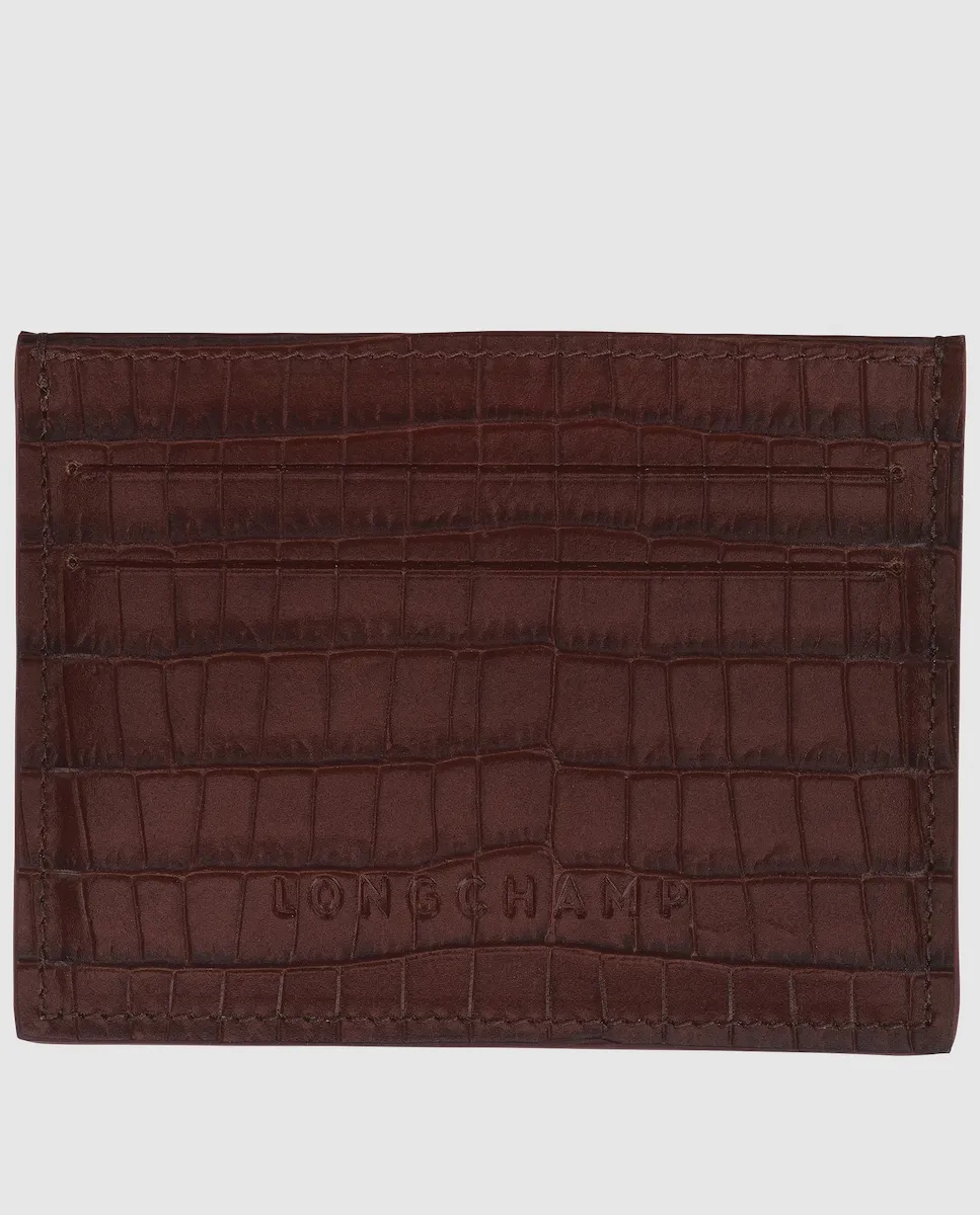 

Женский кардхолдер Pocket Longchamp, темно-коричневый
