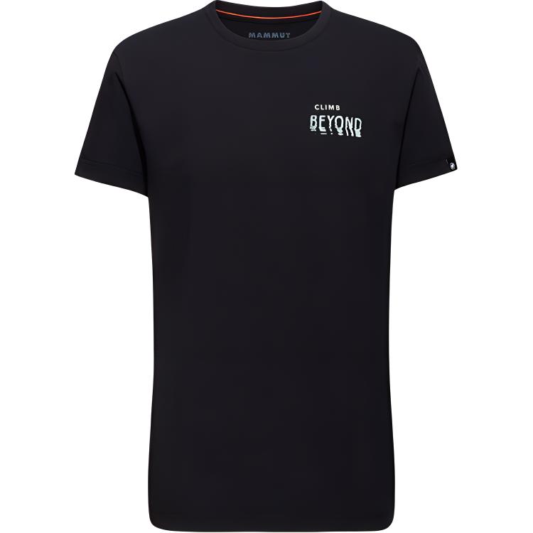 

Мужские футболки Massone с круглым вырезом, умеренным прямым кроем Mammut, черный