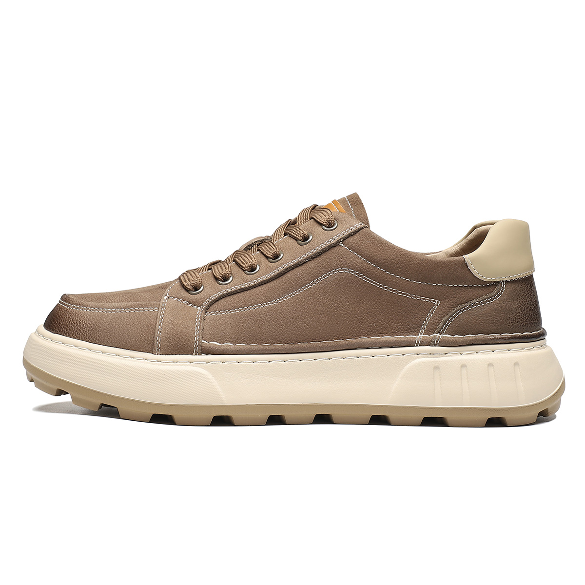 

ST&SAT Мужские скейтерские кеды низкие хаки, цвет Khaki