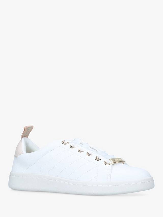 Стеганые кроссовки лайзы KG Kurt Geiger, цвет White/Pink — фото 3
