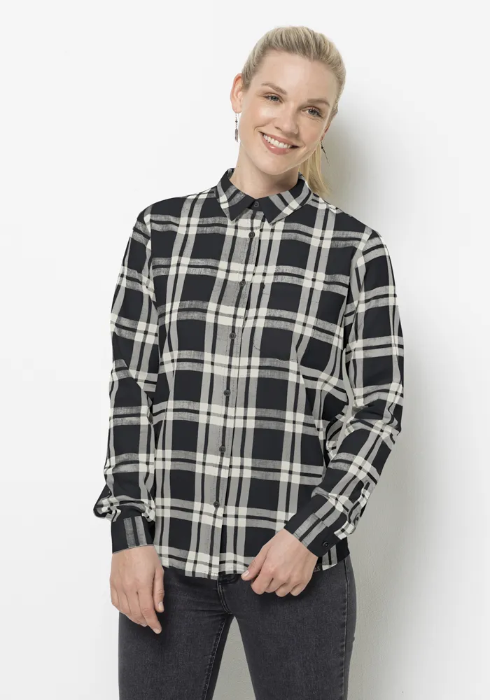 

Фланелевая блузка Jack Wolfskin "PASSENGER SHIRT W", цвет Phantom-Checks