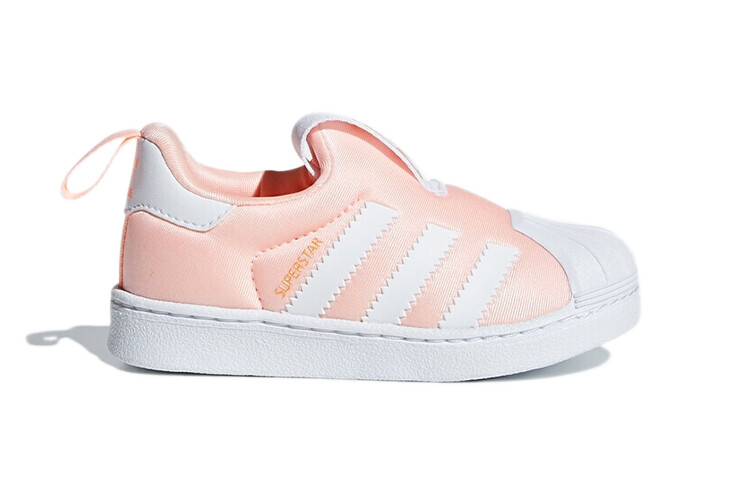 Кроссовки adidas originals SUPERSTAR 360 Toddler Shoes TD Low-top Pink/white — фото 2