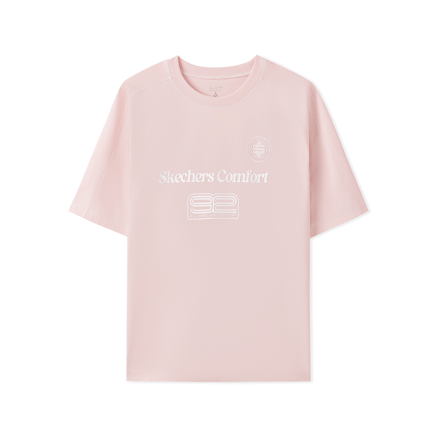 

Футболка Sportlife SS25 Unisex Nude Skechers, розовый