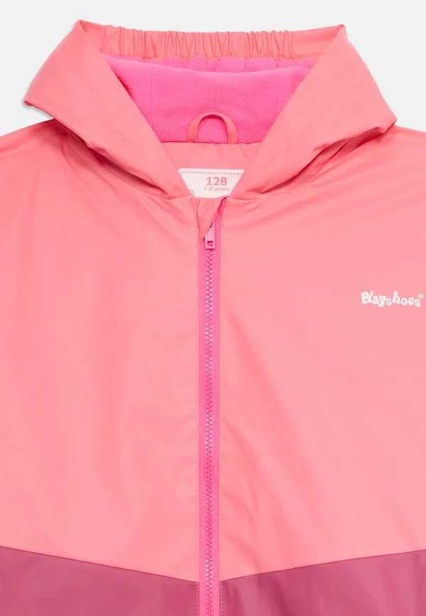 Куртка regenjacke из футера Playshoes, Beere/Pink — фото 3