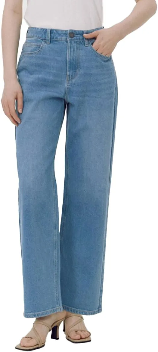 

Женские джинсы wide stretch sustainable denim, blue