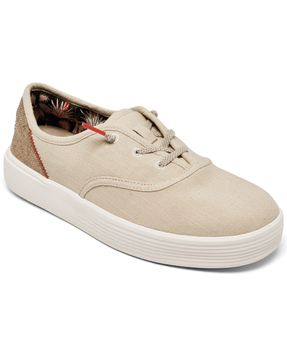 Кроссовки Hey Dude Conway Craft Linen, женские, серые, повседневные, без застежек, JOBB030, серый — фото 2