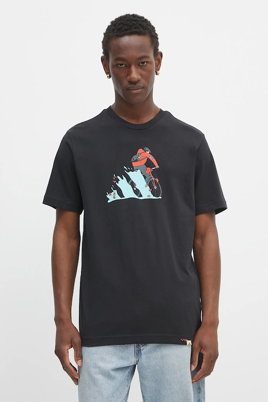 

Футболка хлопковая Doodle Hunt Bike Graphic T-Shirt Adidas, черный