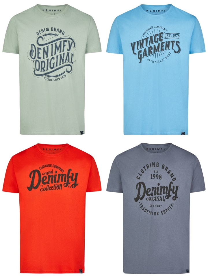 

Набор из 4 разноцветных футболок DFNuri