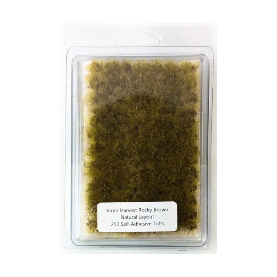 

Harvest Rocky Brown — естественная планировка, Standard Self-Adhesive Tufts (6mm)