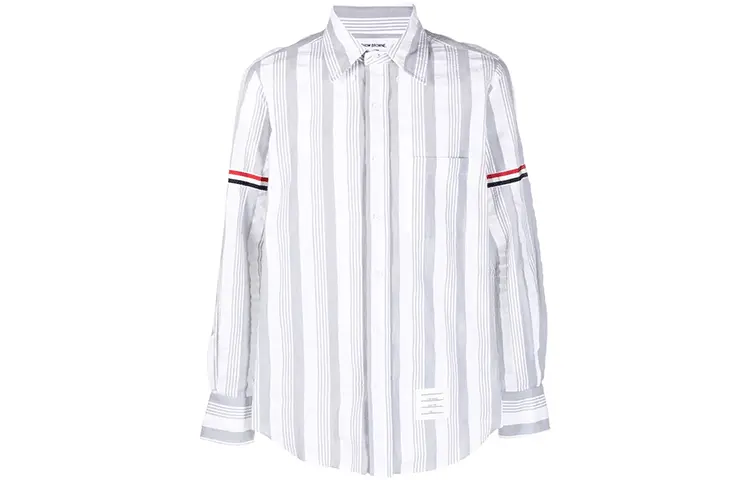 

Футболка мужская серая THOM BROWNE