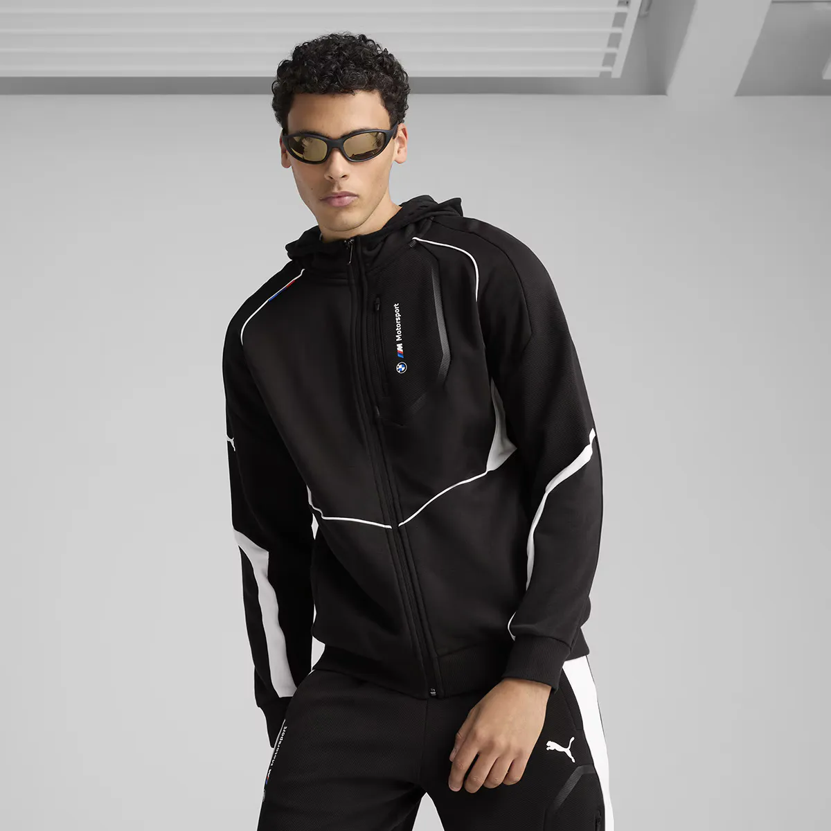 

Мужская толстовка BMW MMS HOODED SWEAT JACKET Puma, черный