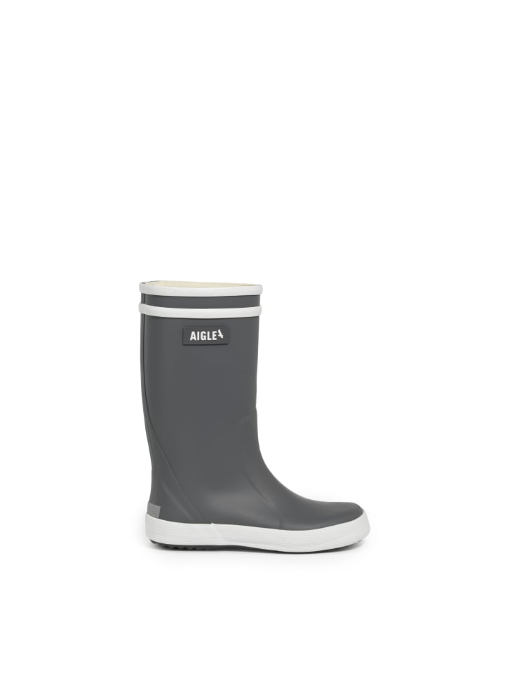 Резиновые сапоги AIGLE, цвет grau/weiß