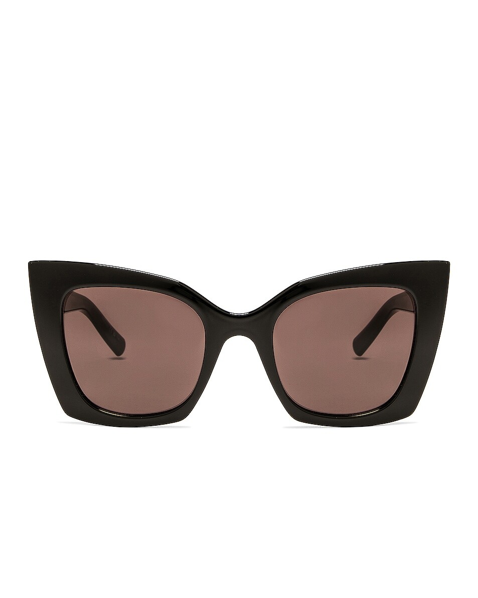 

Солнцезащитные очки Saint Laurent Cat Eye, черный