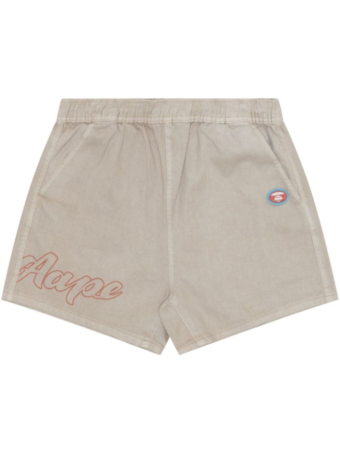 

A Bathing Ape спортивные шорты с логотипом, нейтральный цвет