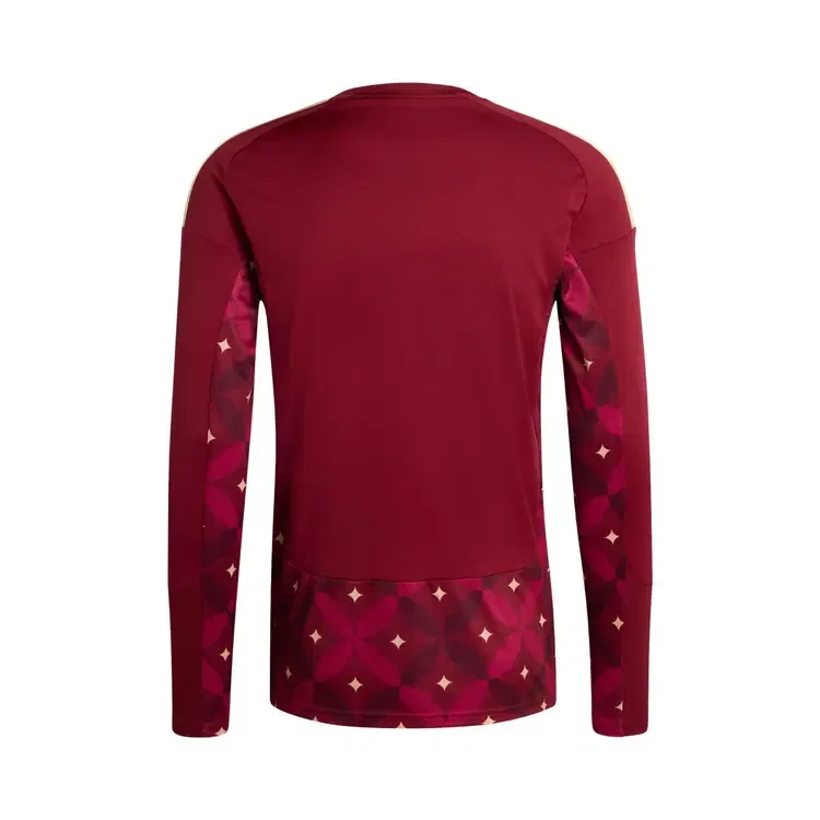 Футболка джерси Adidas Italy 26 Home Goalkeeper Long Sleeve, красный — фото 2