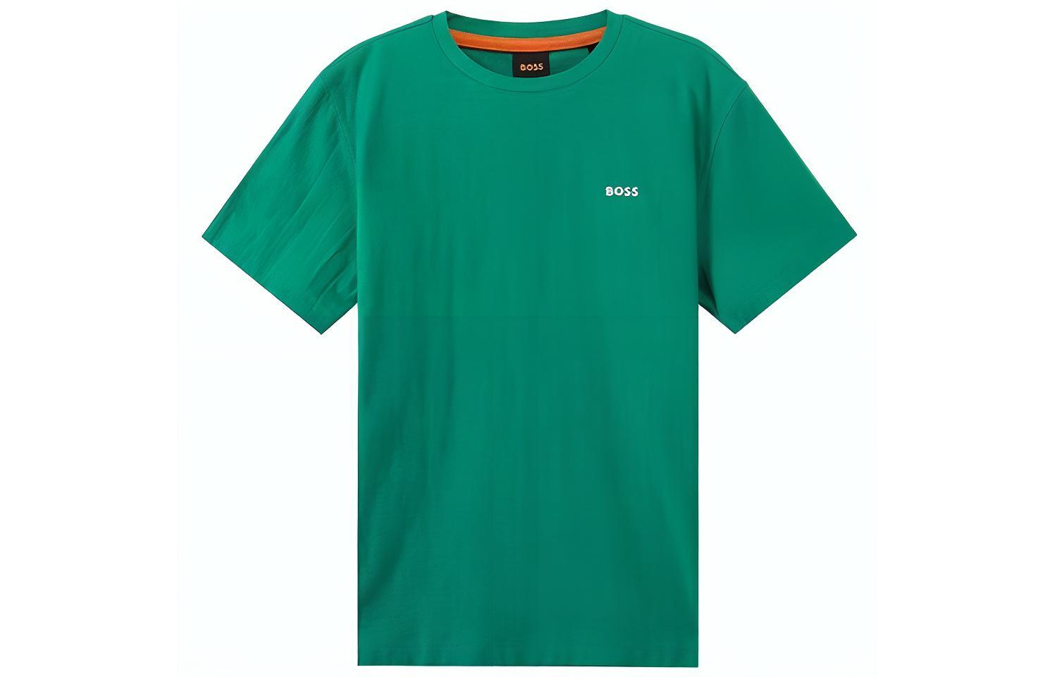 

HUGO BOSS Футболка мужская зеленая, Зеленый, HUGO BOSS Футболка мужская зеленая