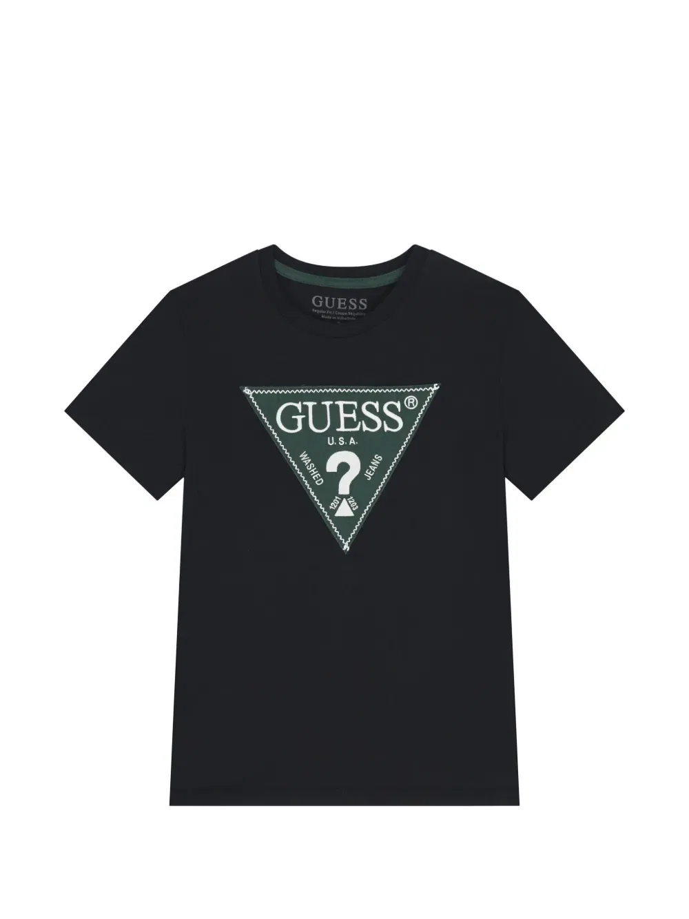 Футболка с изображением треугольника Guess Usa, черный
