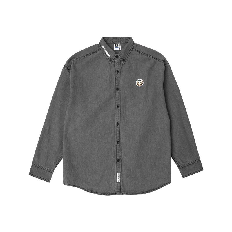 

Футболка из хлопка с логотипом Aape, черная BKX