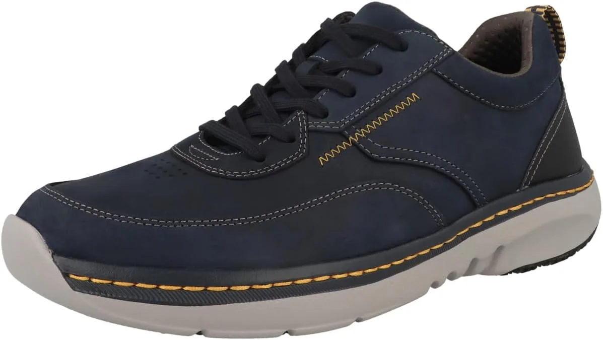 Мужские кроссовки Clarkspro и кроссовки Clarks на шнуровке, синий — фото 4