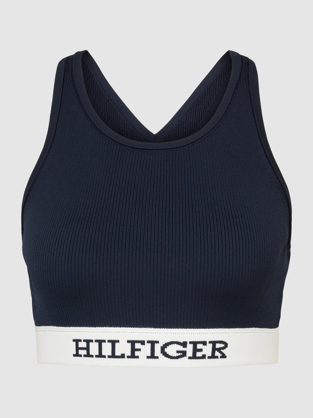 

Укороченный топ с этикеткой Tommy Hilfiger