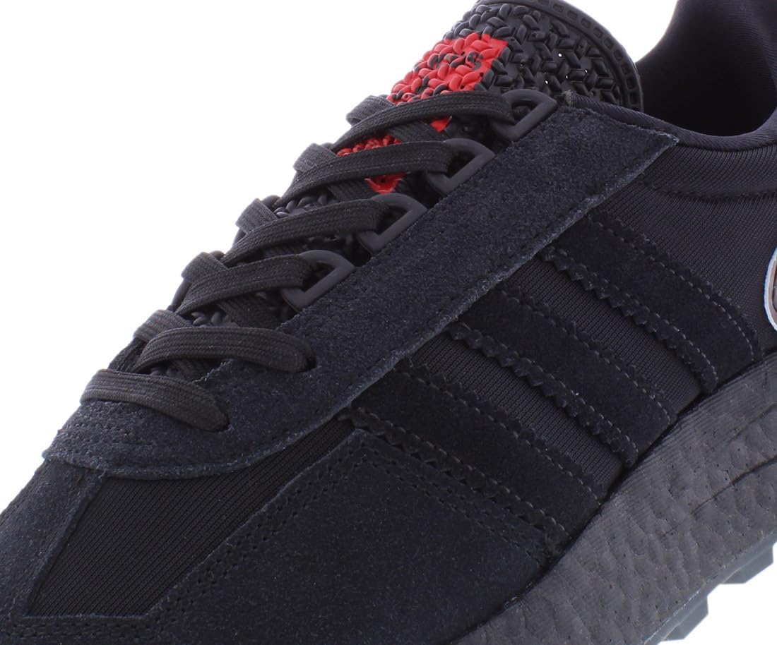 Мужские кроссовки Adidas, черный/красный/ярко-красный — фото 3
