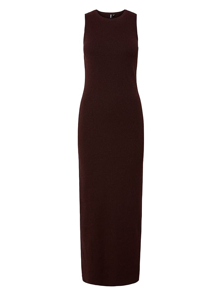 

Pieces Вязаное платье красного цвета