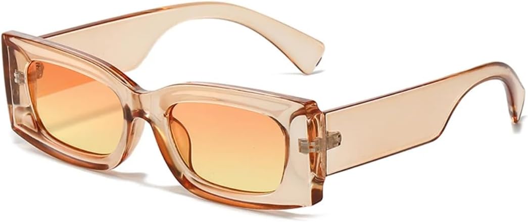 

Популярные модные женские солнцезащитные очки конфетных цветов, мужские солнцезащитные очки с градиентным переходом цвета, защита от УФ-излучения UV400 UUPTTPL, Tea Orange Yellow