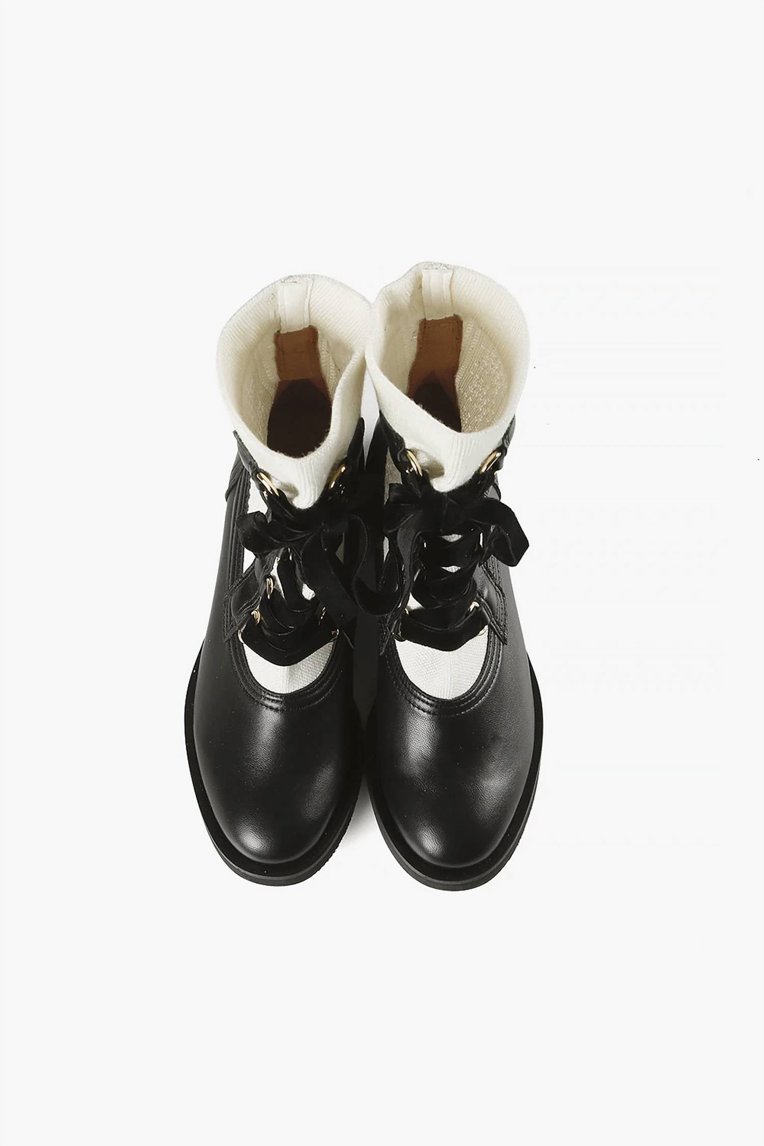 Туфли Lux Sock Camper черного/белого цвета ALL BLACK — фото 3