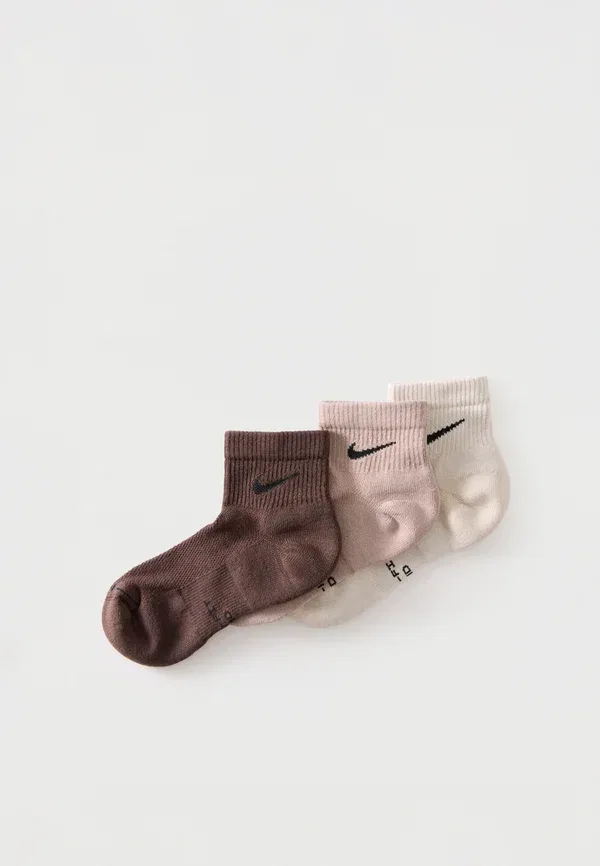 Носки спортивные Nike Performance, 3 пары, разноцветные/бежевые